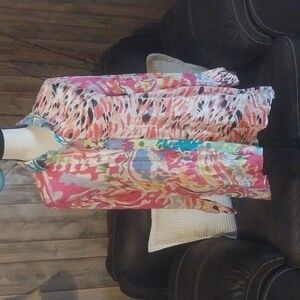 Tropical Long Sleeve Button Down Shirt